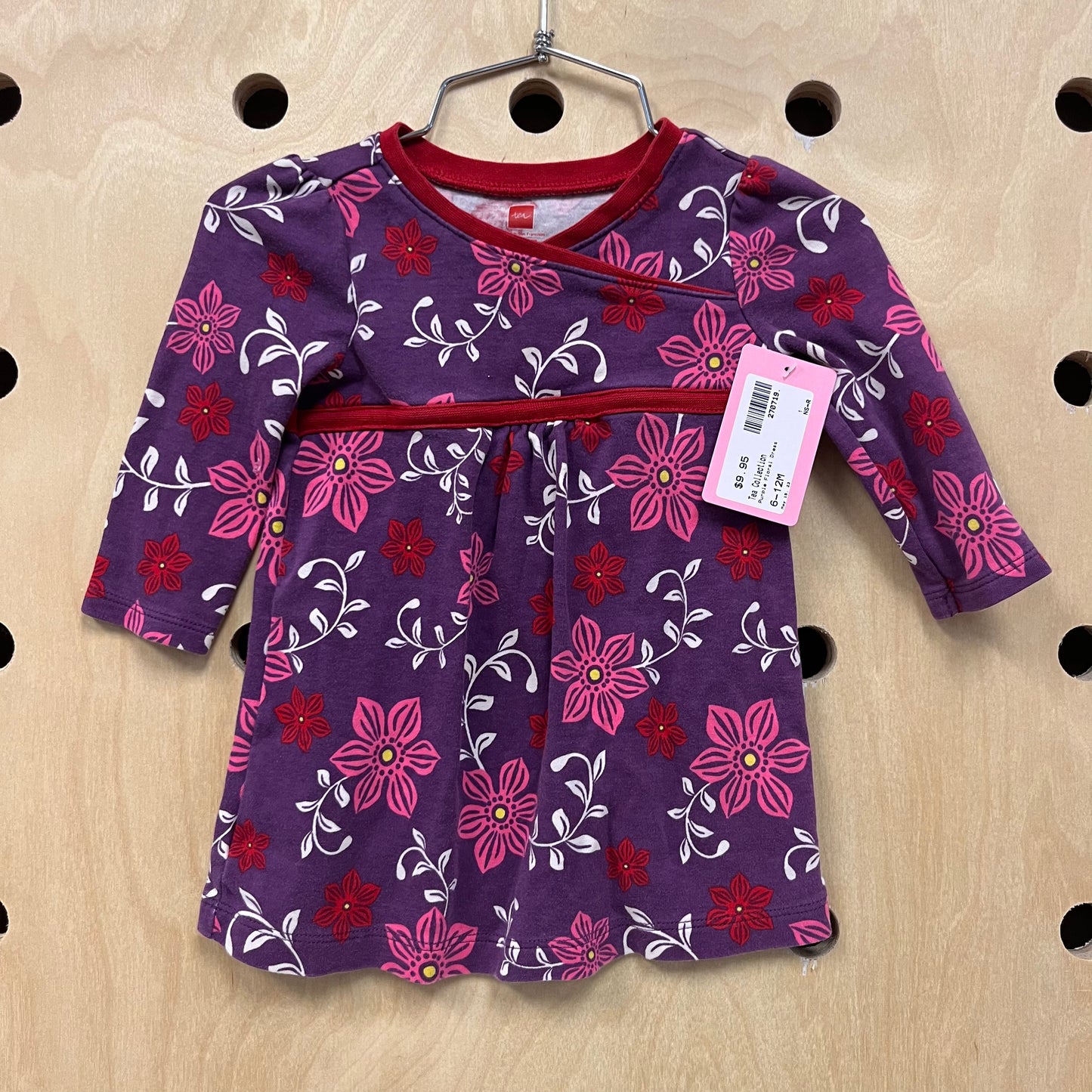 Purple Floral Dress