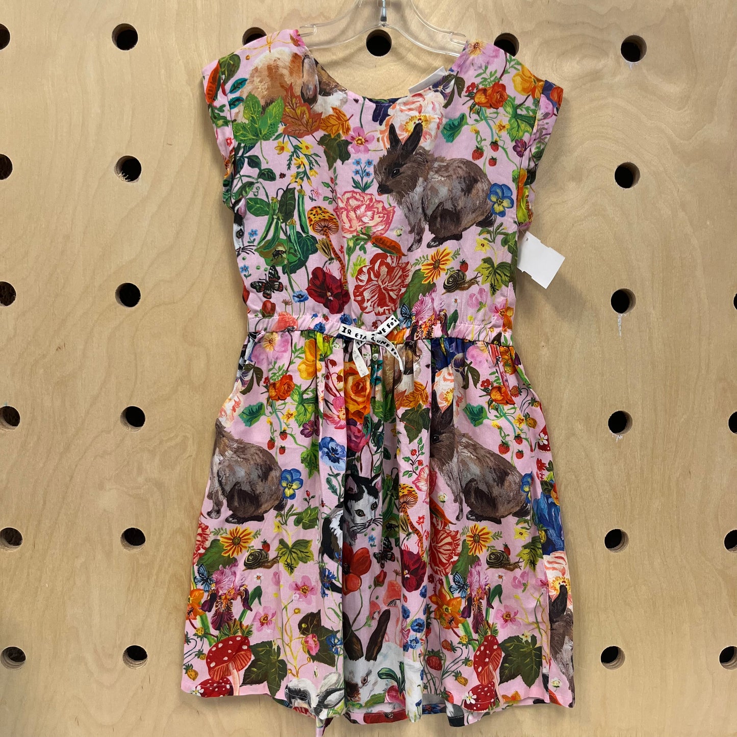Pink Rabbit & Kitty Dress