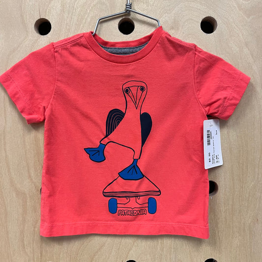 Coral Blue Footed Boobie Tee