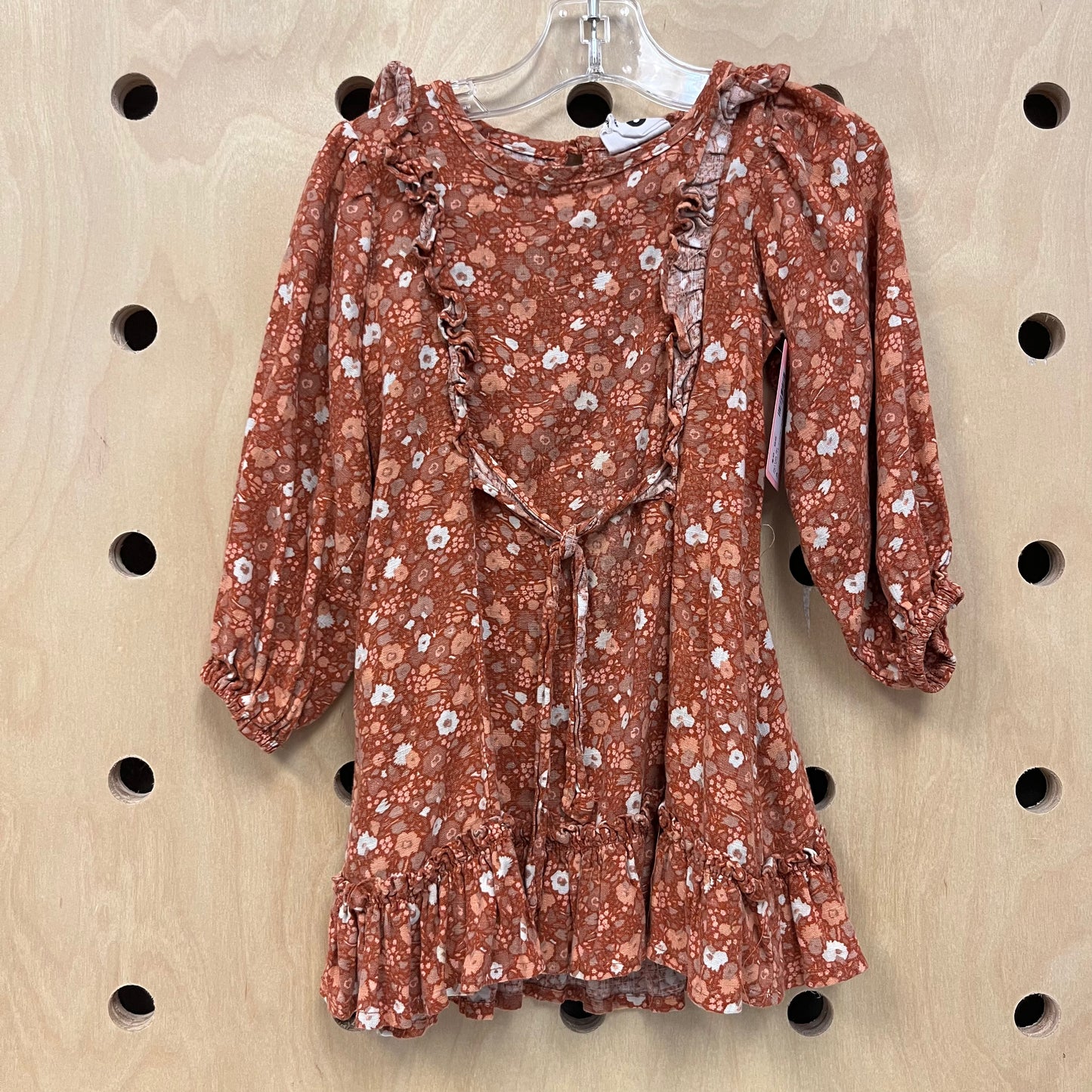 Terracotta Floral Dress