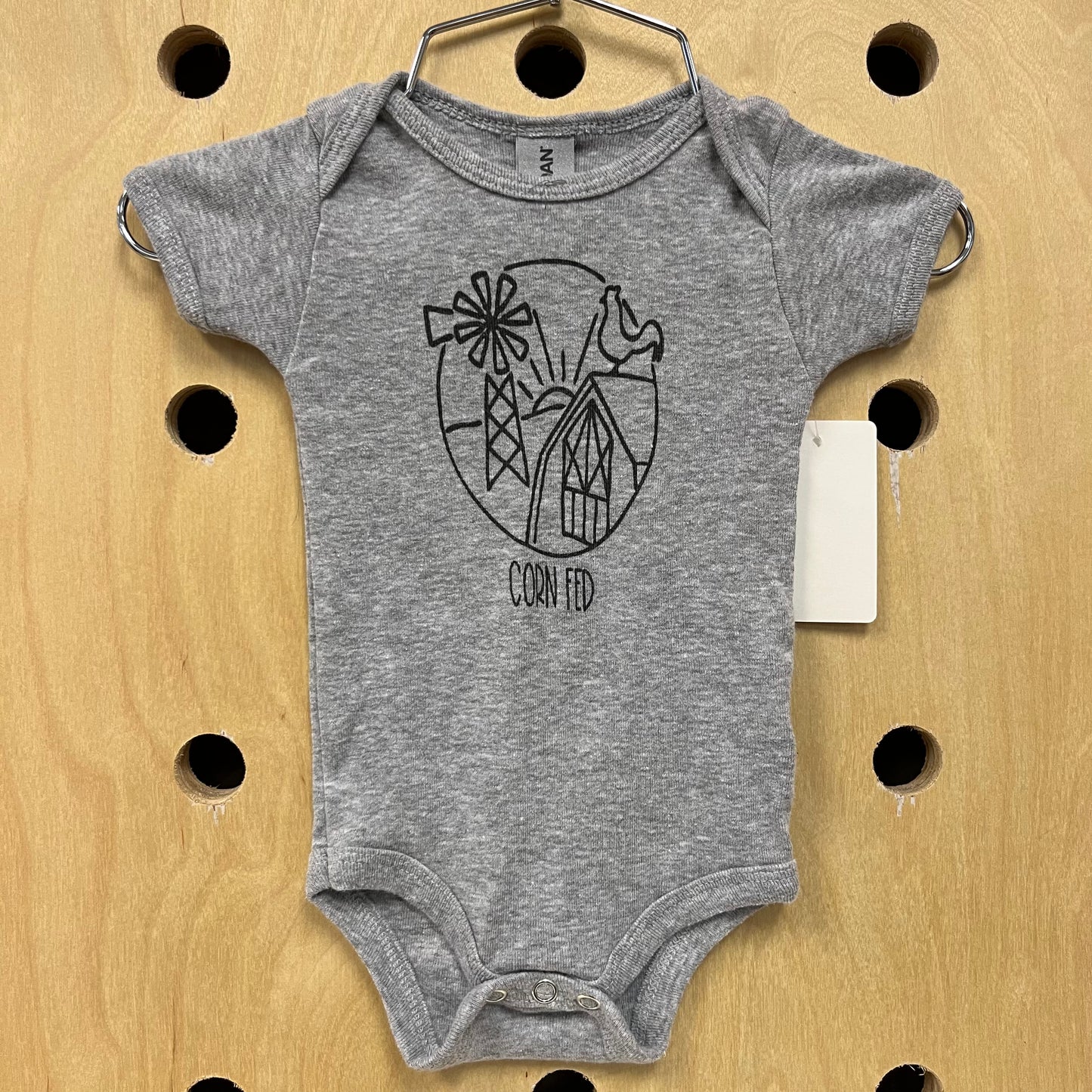 Grey Corn Fed Bodysuit