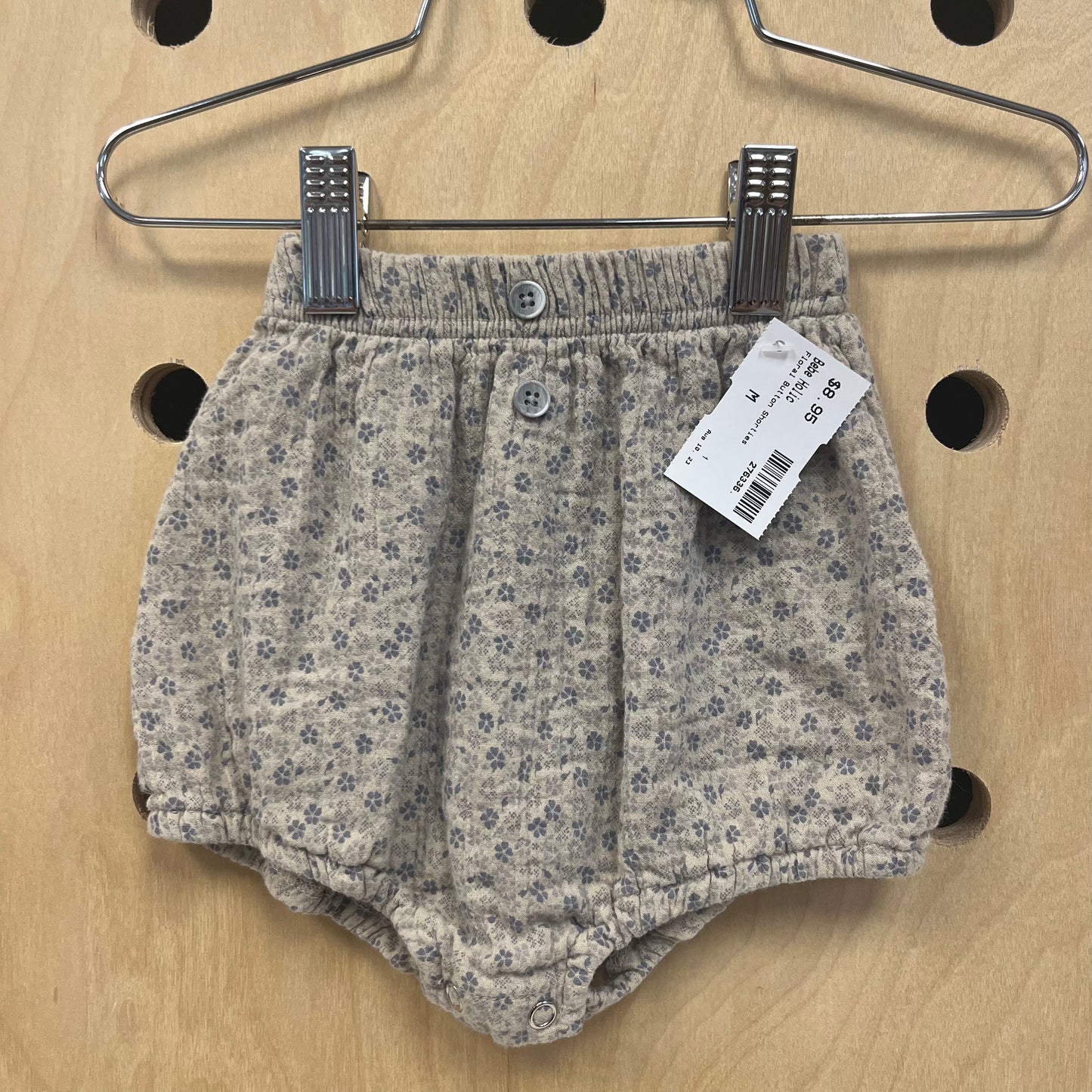 Floral Button Shorties