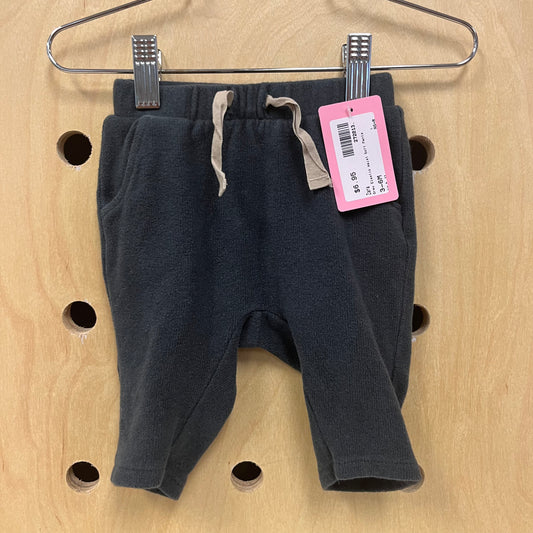 Grey Elastic Waist Soft Pants
