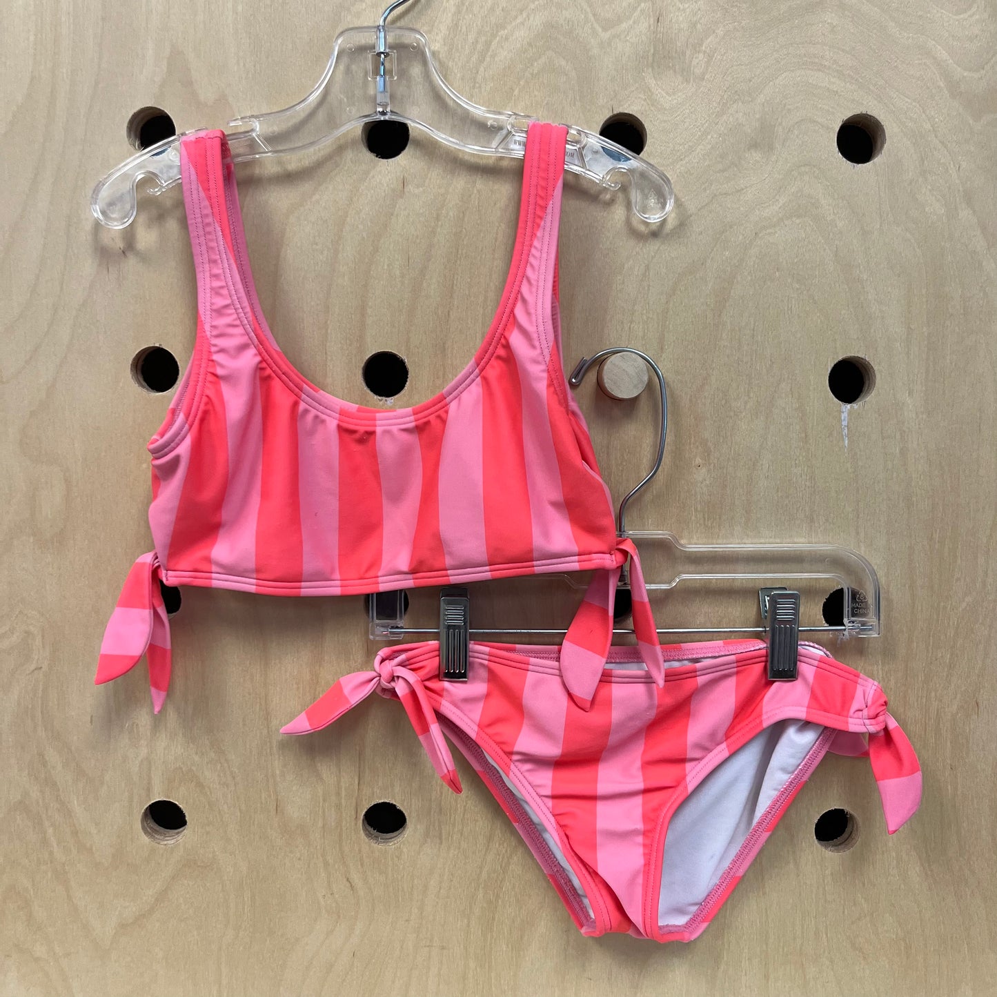 Pink Striped Bikini