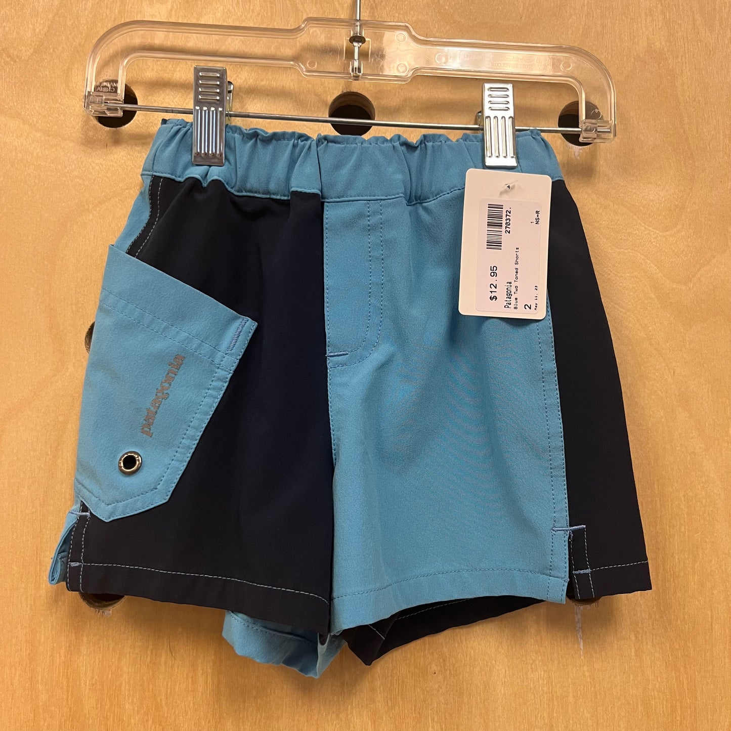 Blue Two Toned Shorts