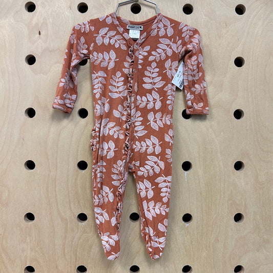 Terracotta Fern Bamboo Zippy