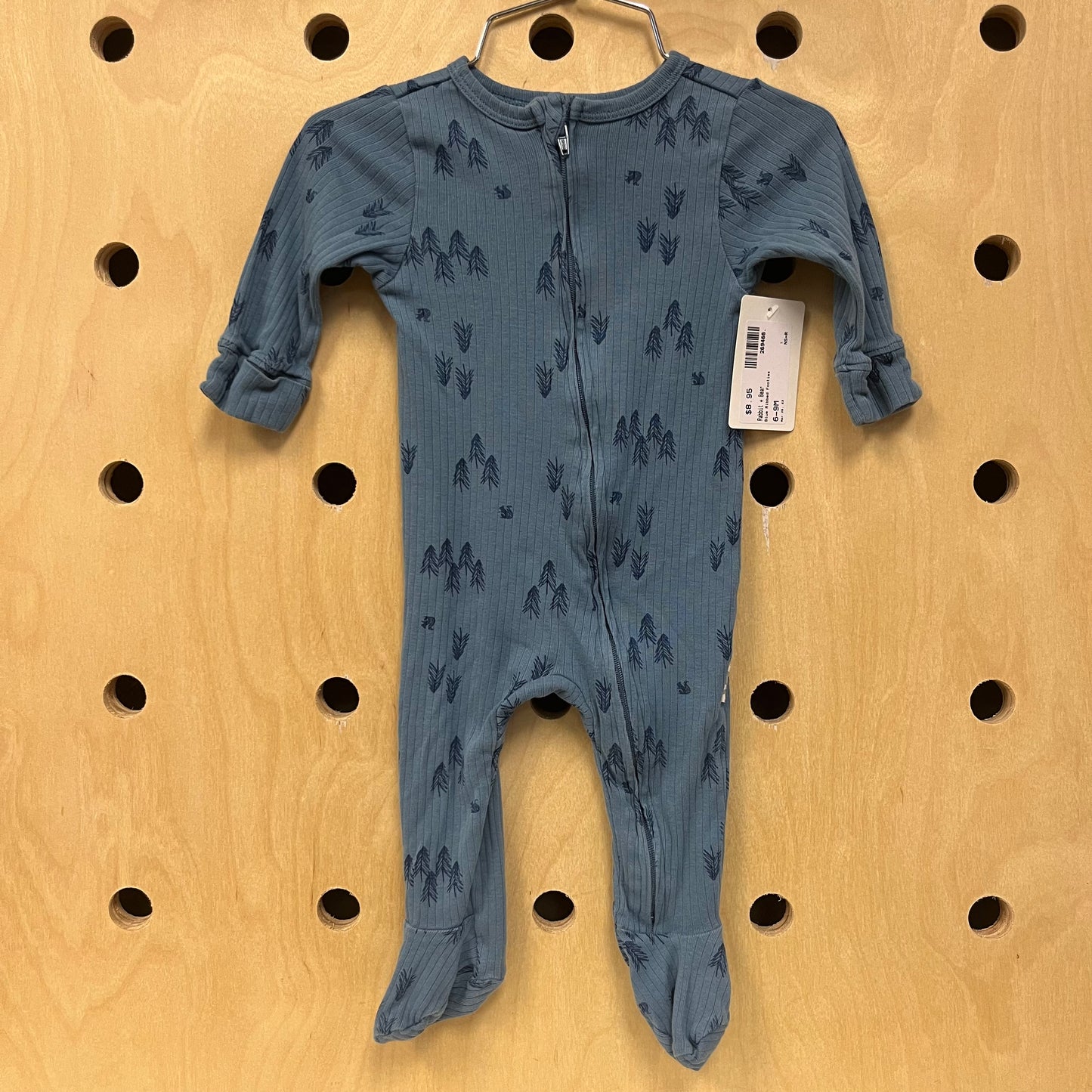 Blue Ribbed Footies