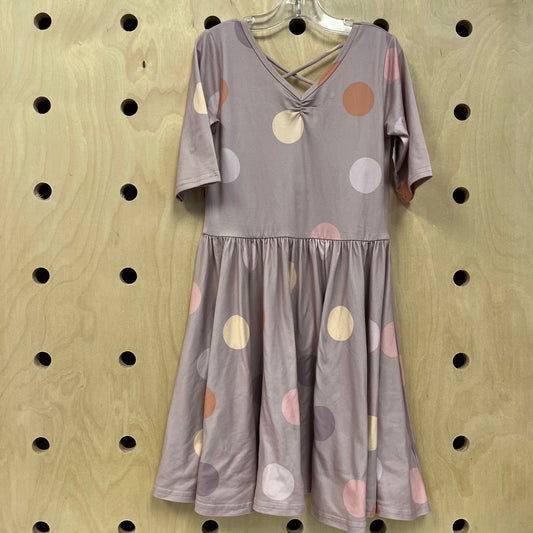 Beige Polka Dot Ballerina Dress NEW!