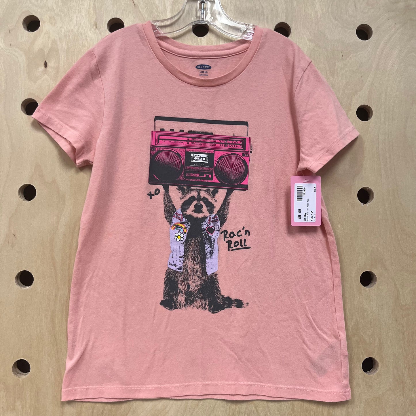 Peach Rac 'n' Roll Tee