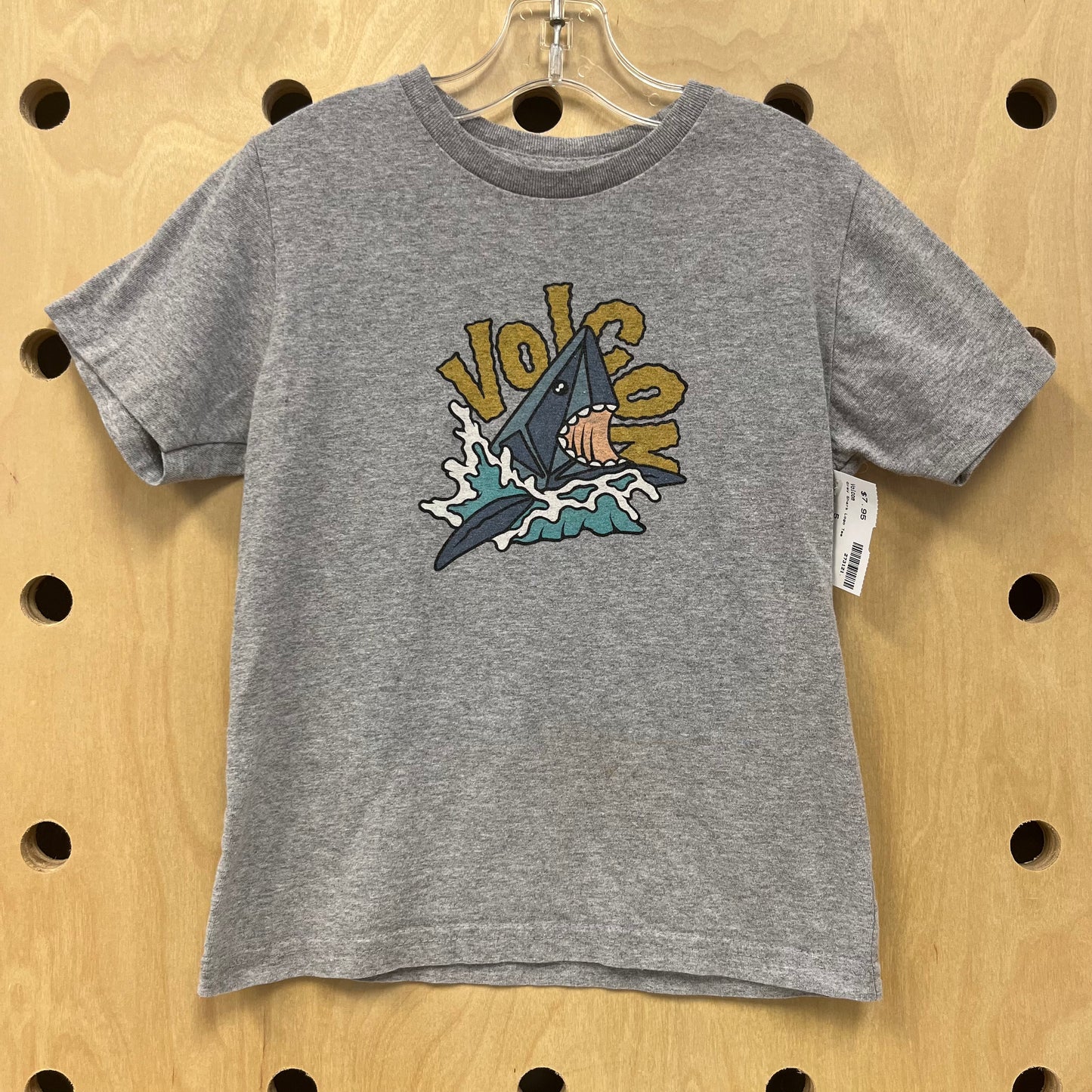 Grey Shark Logo Tee
