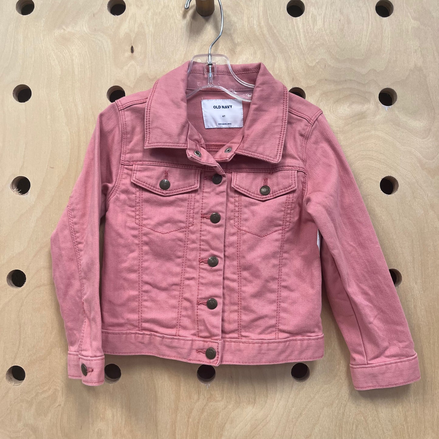 Pink Denim Jacket