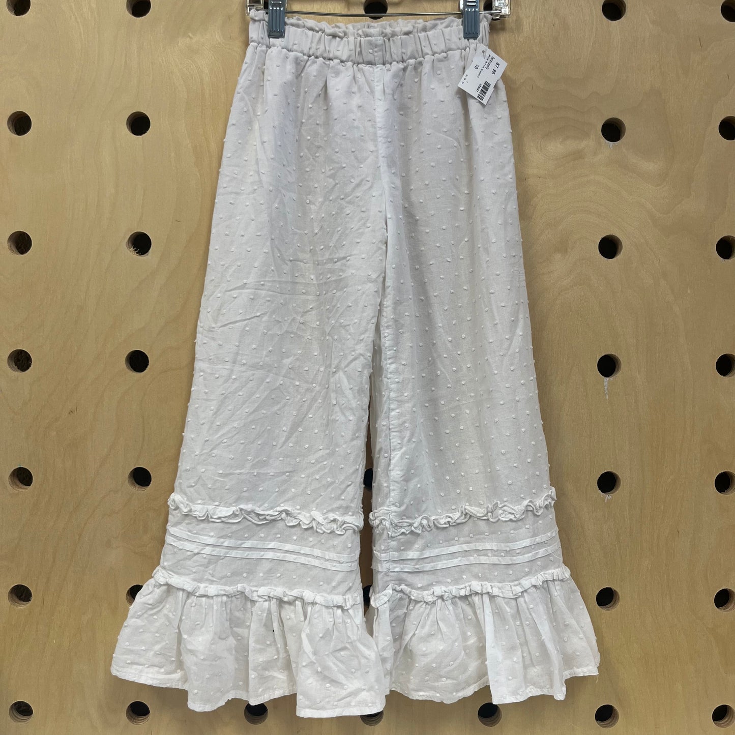 White Ruffle Bloomers