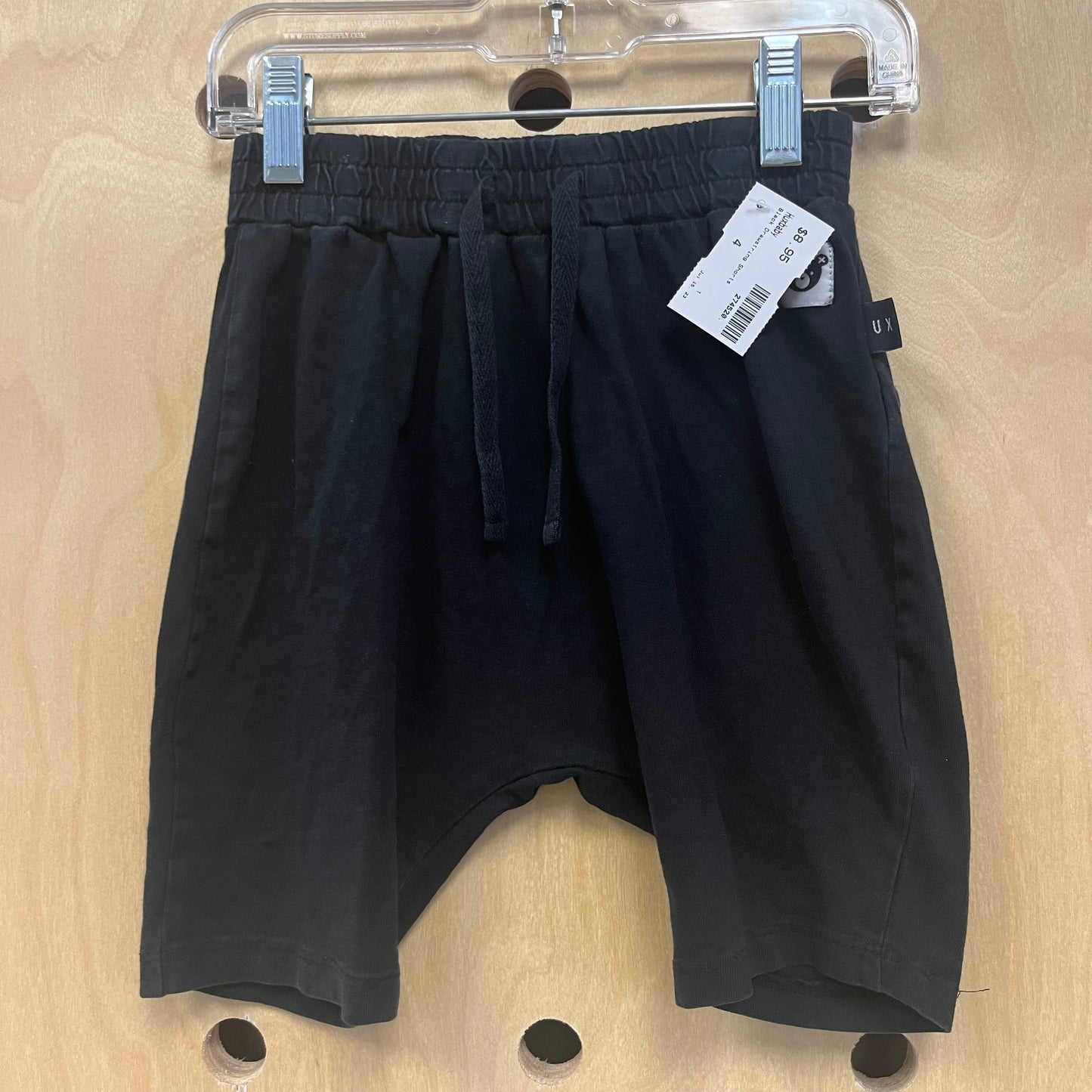 Black Drawstring Shorts