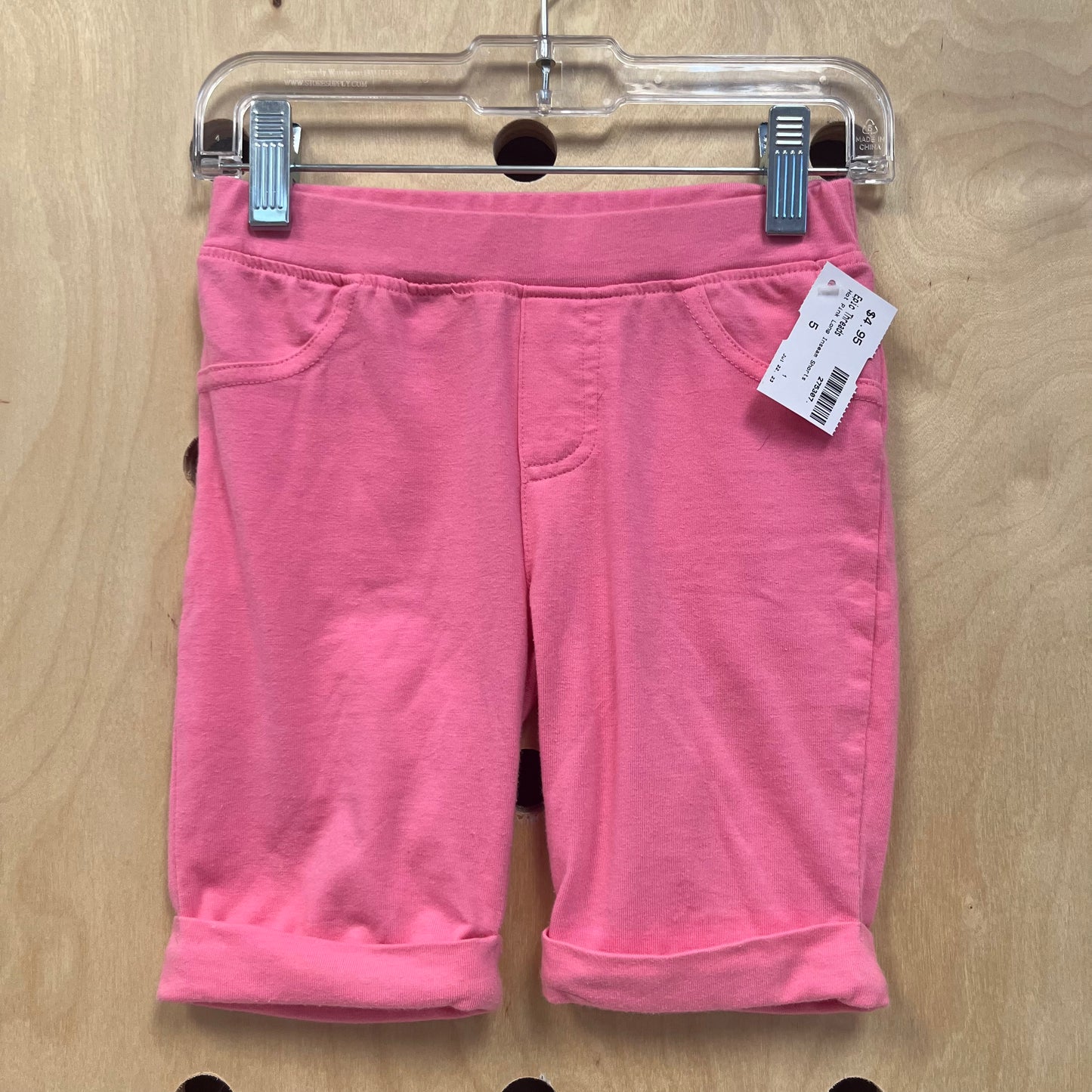 Hot Pink Long Inseam Shorts
