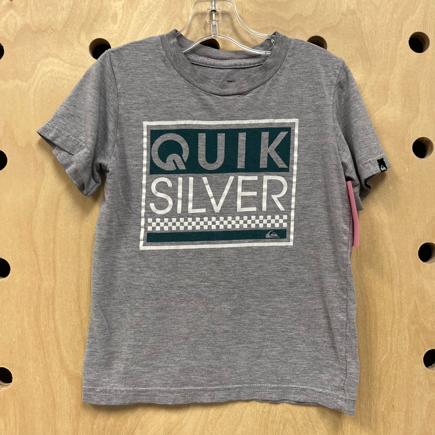 Grey & Teal Logo Tee