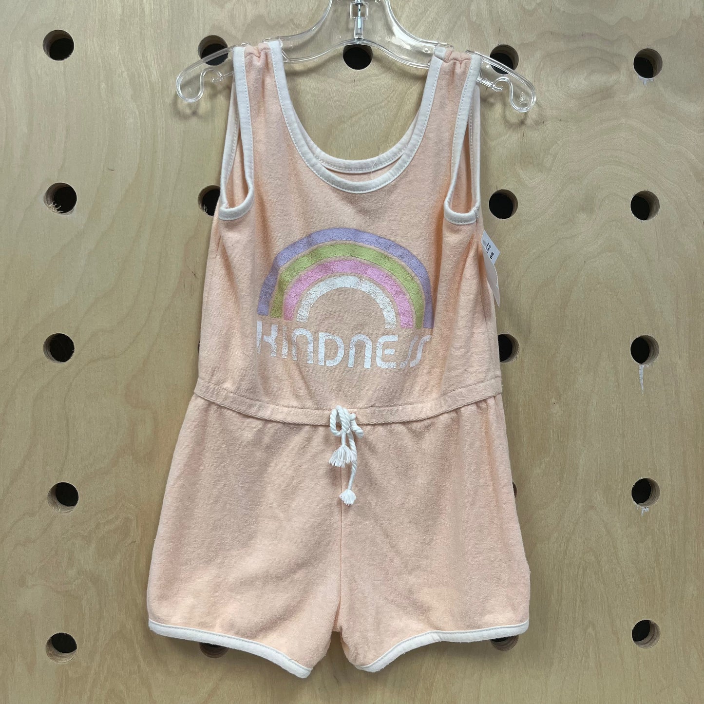 Peach Kindness Terry Romper
