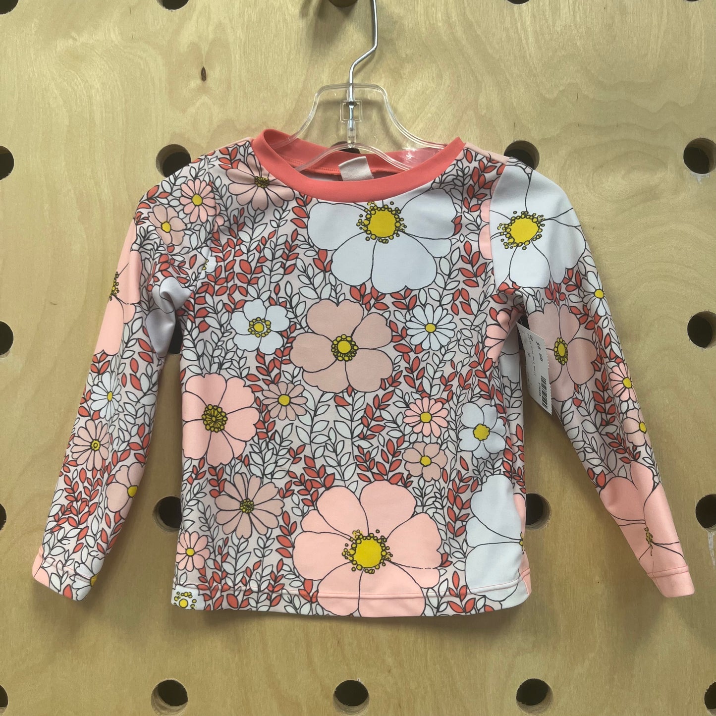 Floral Pink Swim Shirt