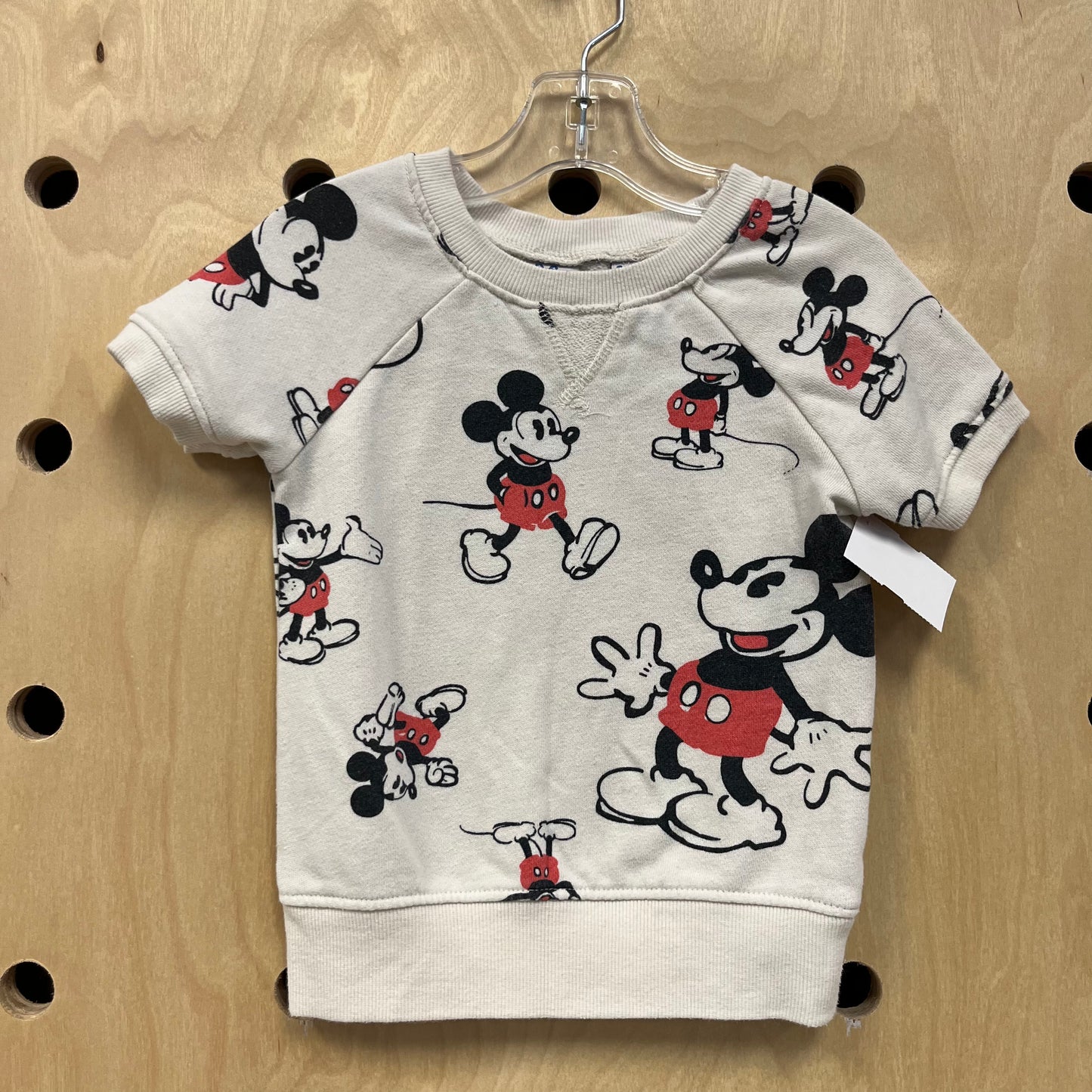 Cream Mickey Fleece Shirt