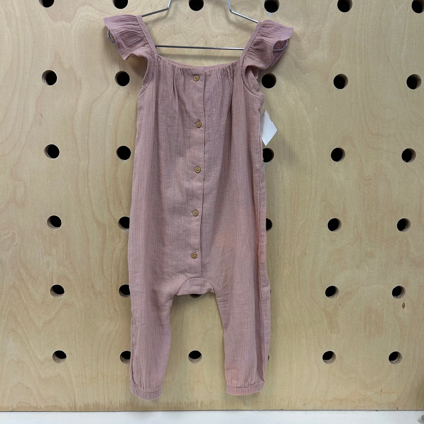 Blush Button Down Romper