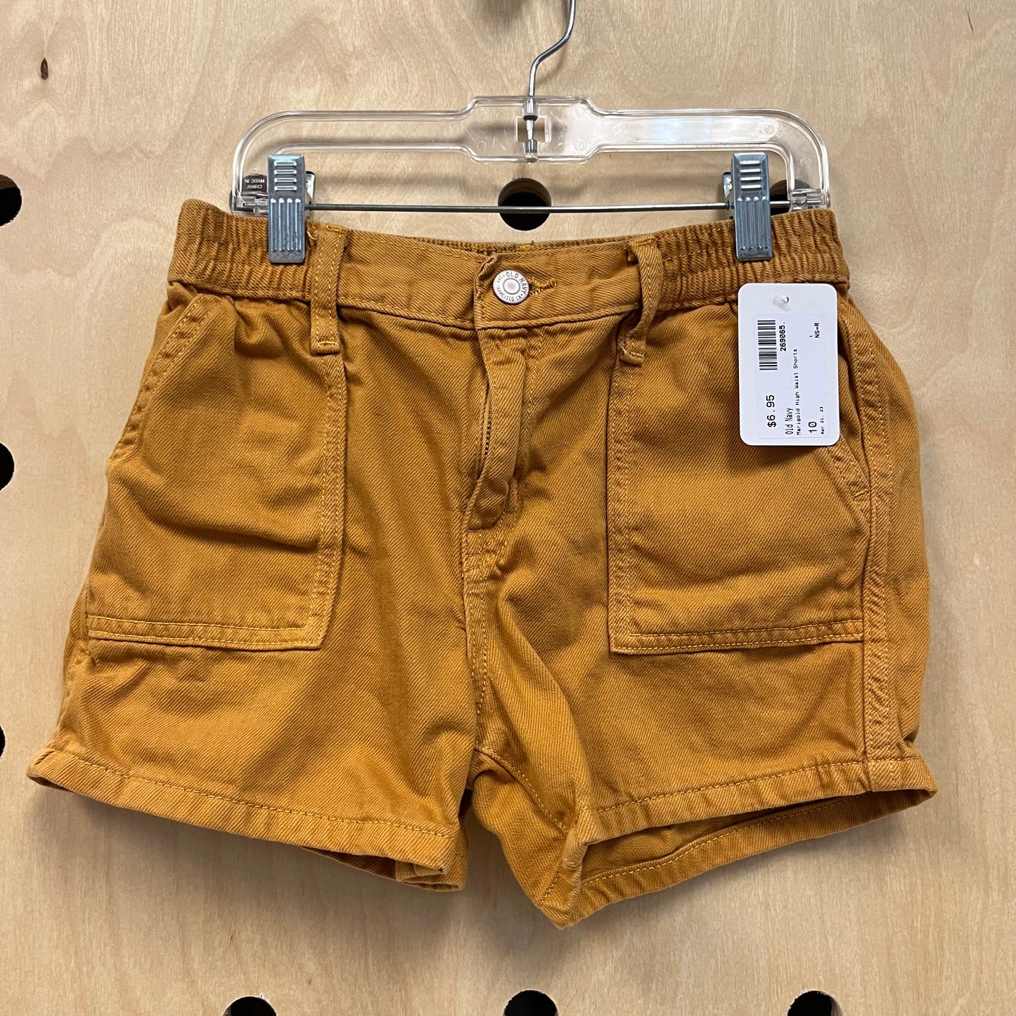 Marigold High Waist Shorts