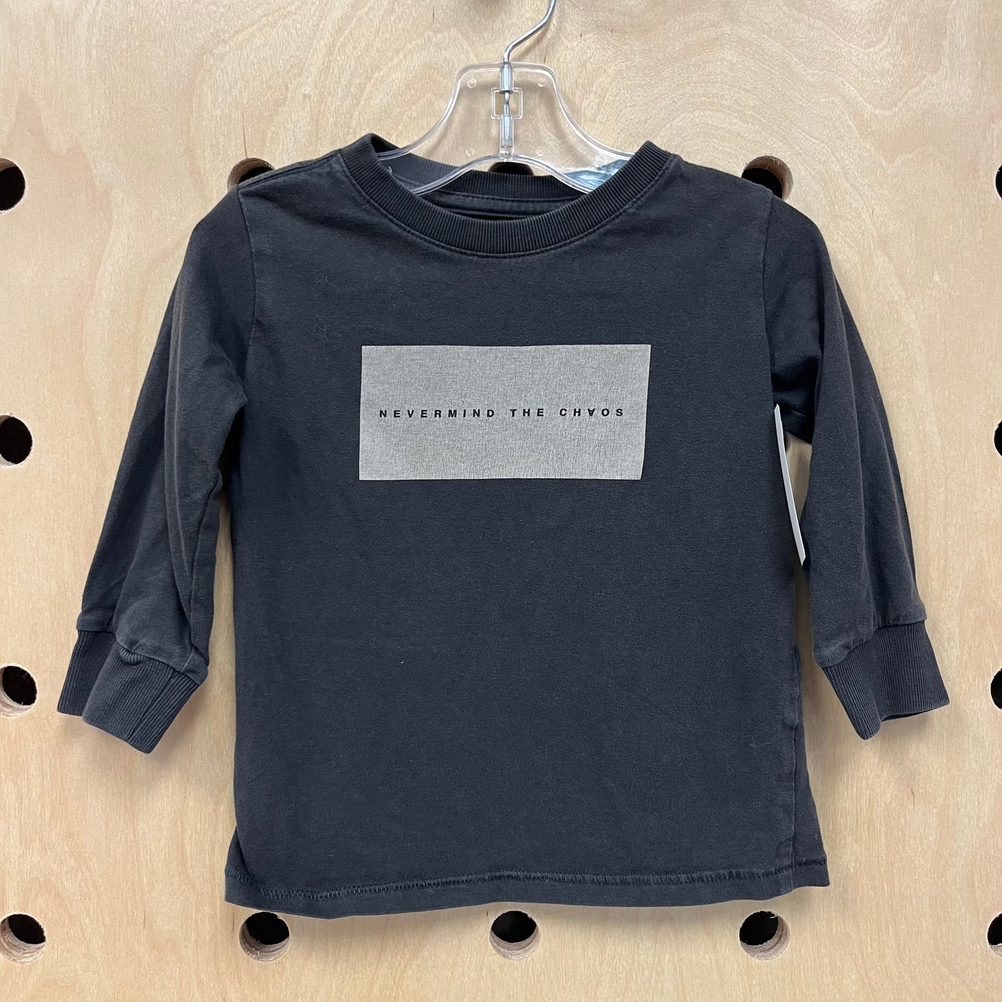 Grey Nevermind Chaos Tee