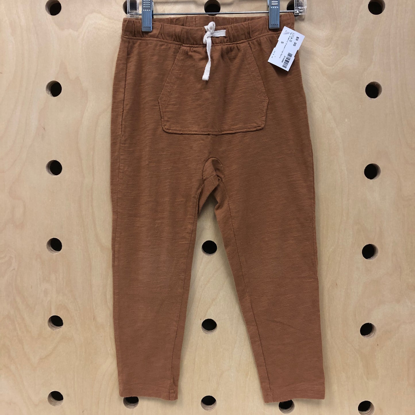Tan Organic Drawstring Pants