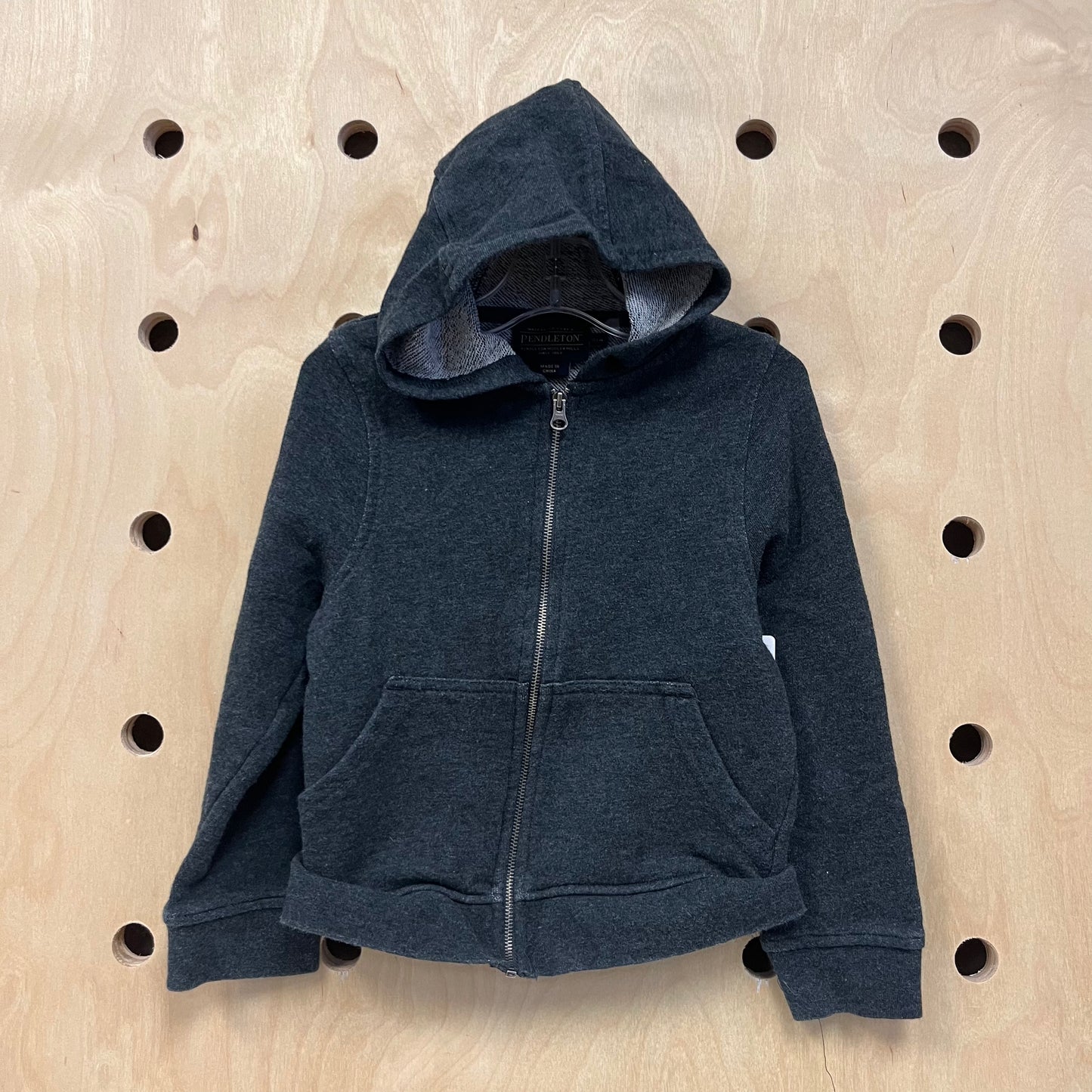 Grey Pendleton Zip Hoodie