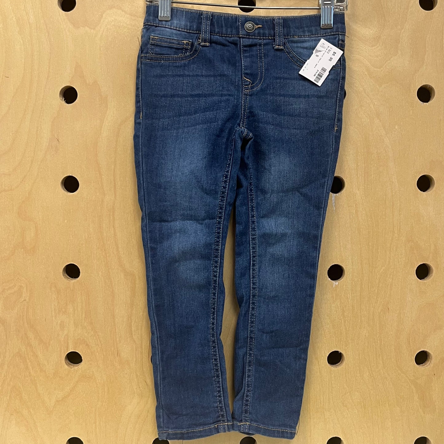 Blue Stretch Denim Jeggings