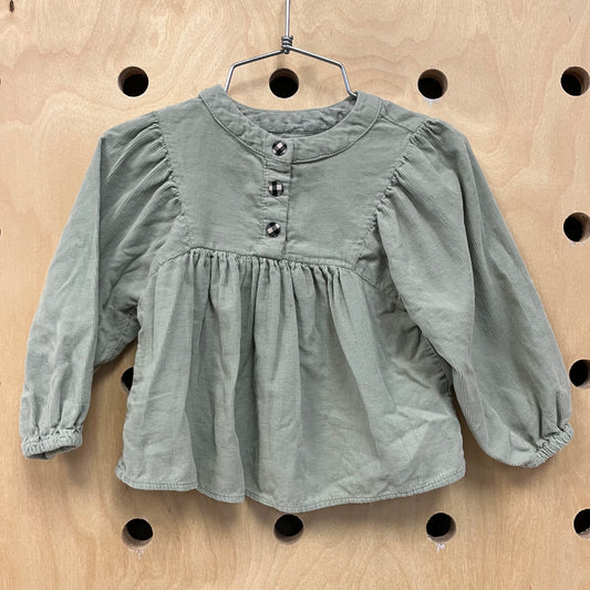 Green Cord Top