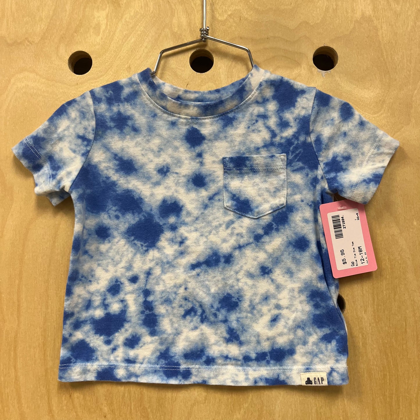 Blue Tie Dye Tee
