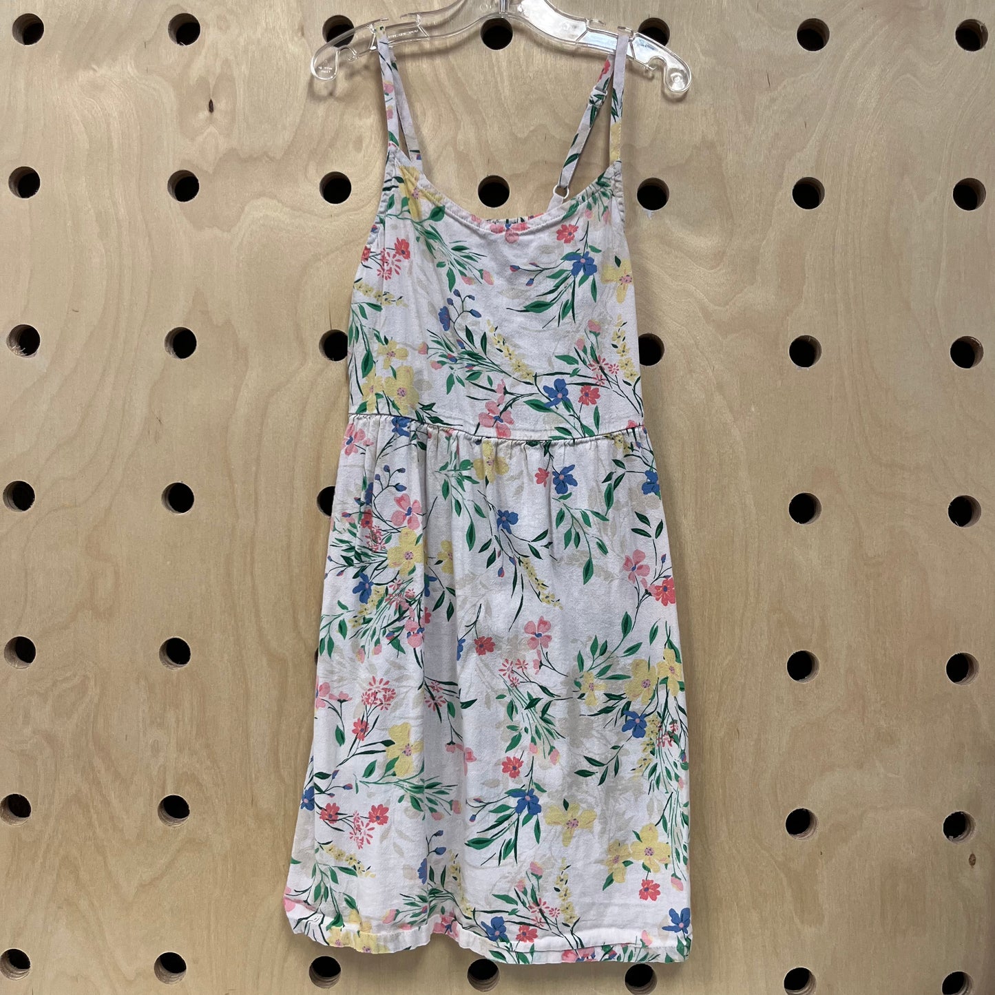 Cream Floral Dress