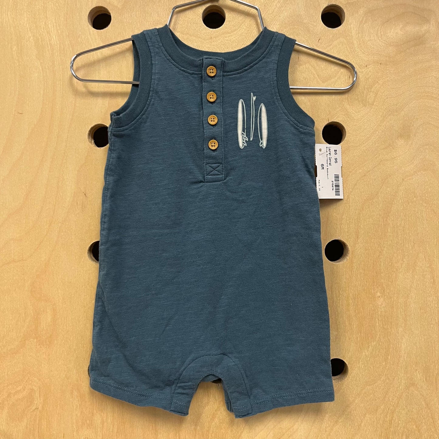 Blue Surfboard Bodysuit