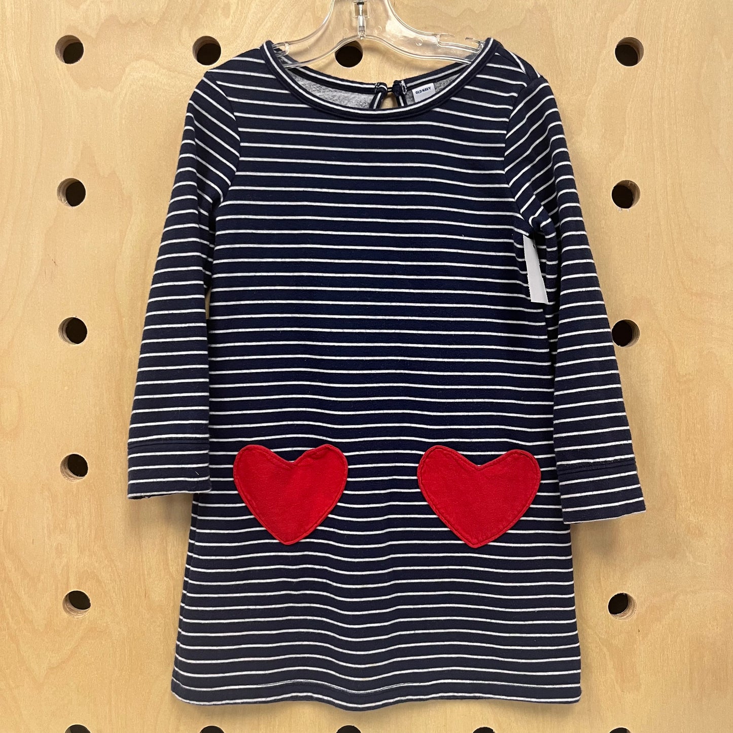 Blue & Red Hearts Dress