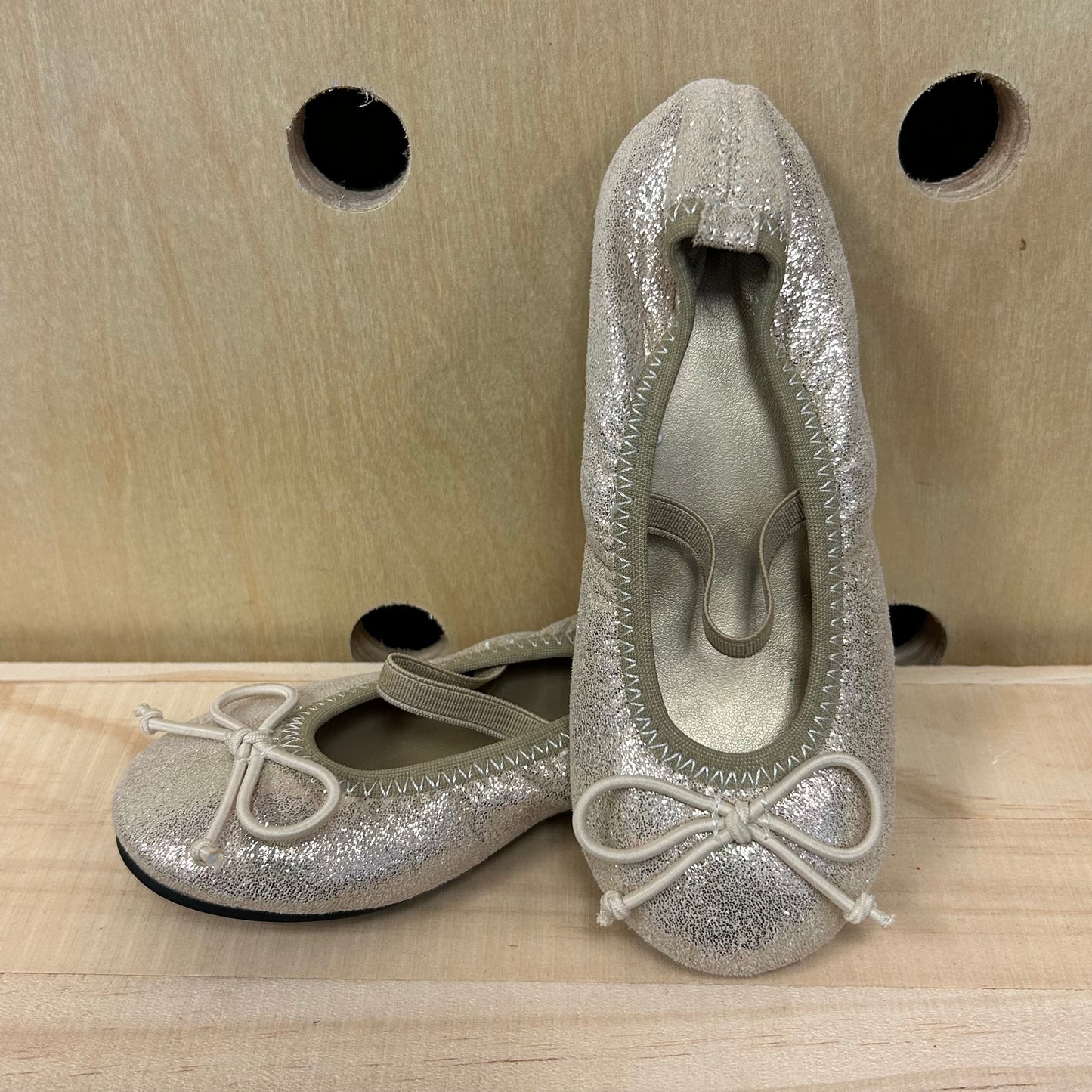 Gold Shimmer Ballerina Flats NEW!