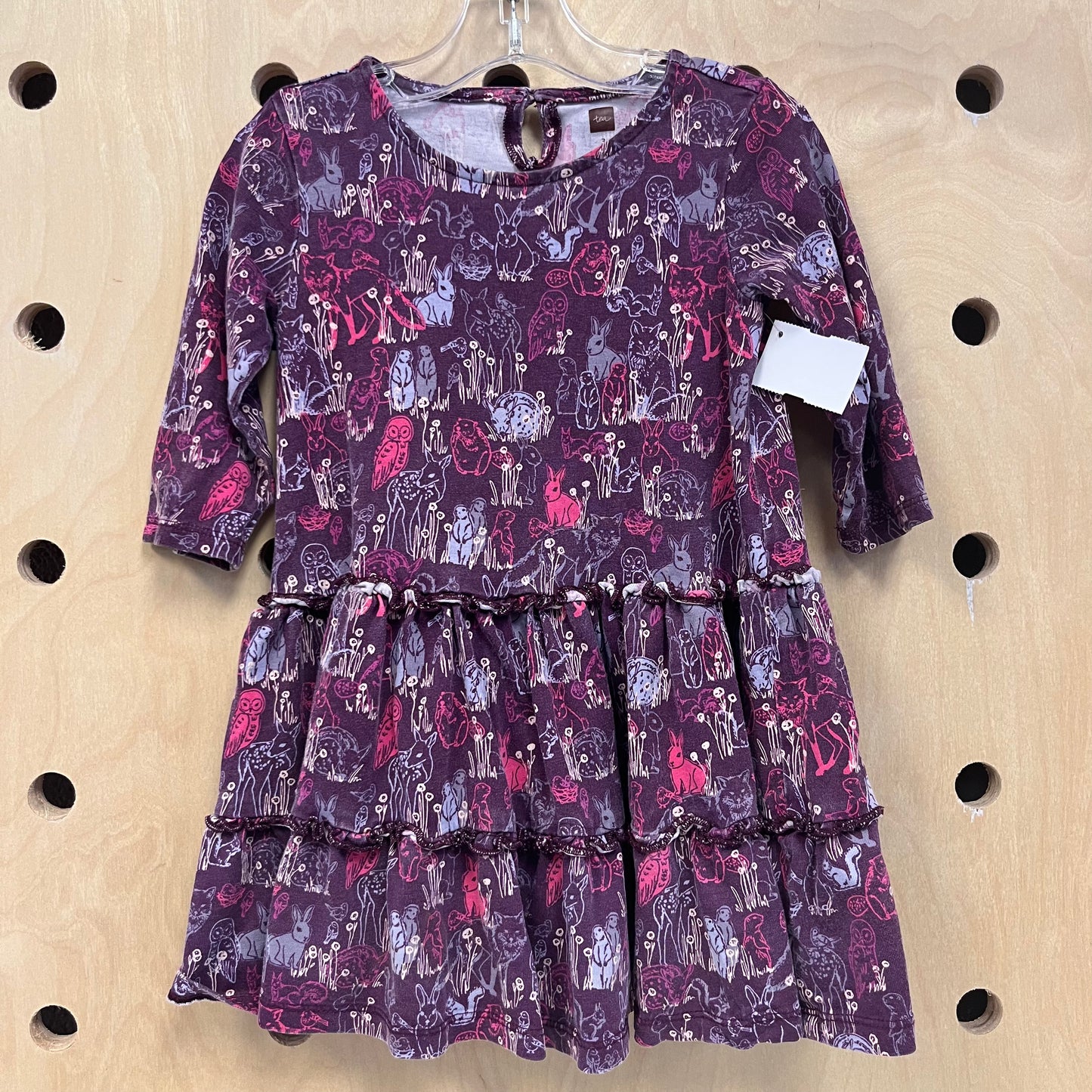 Purple Forest Animal Dress