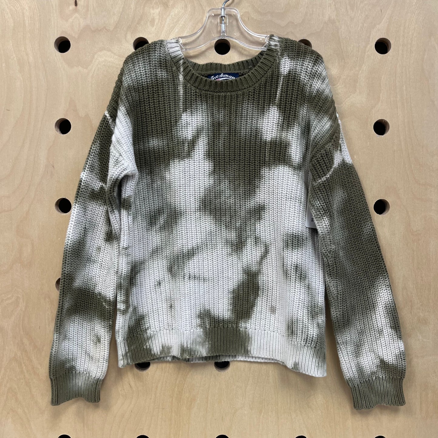 Green Tie Dyed Sweater