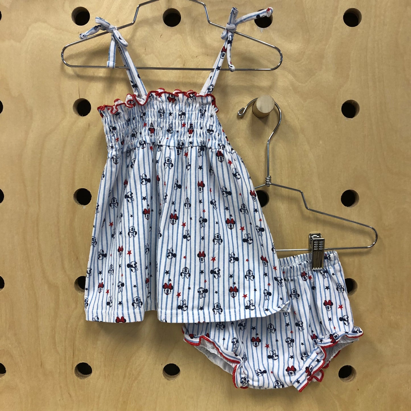 Minnie Blue Striped Outfit