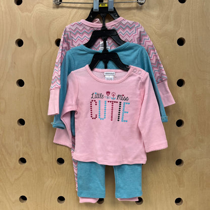 Pink & Blue 5pc Outfit NEW!