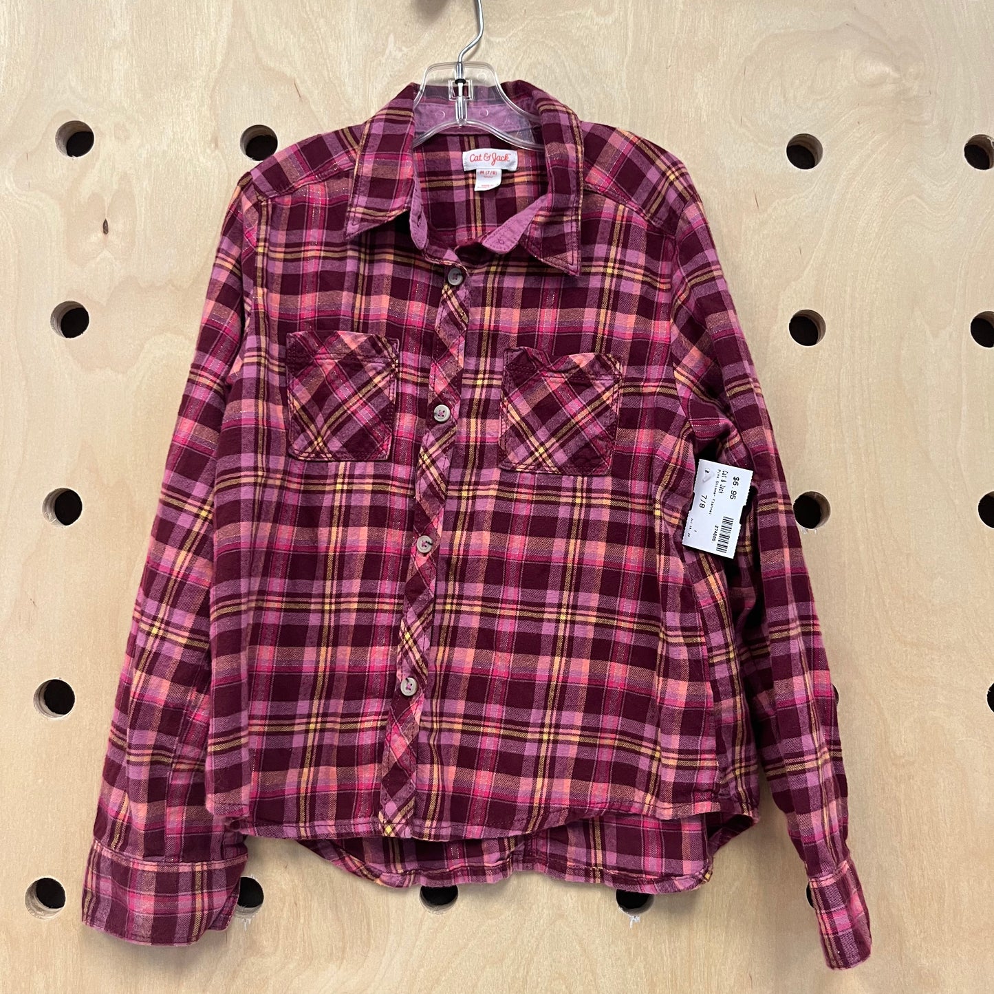 Pink Shimmer Flannel