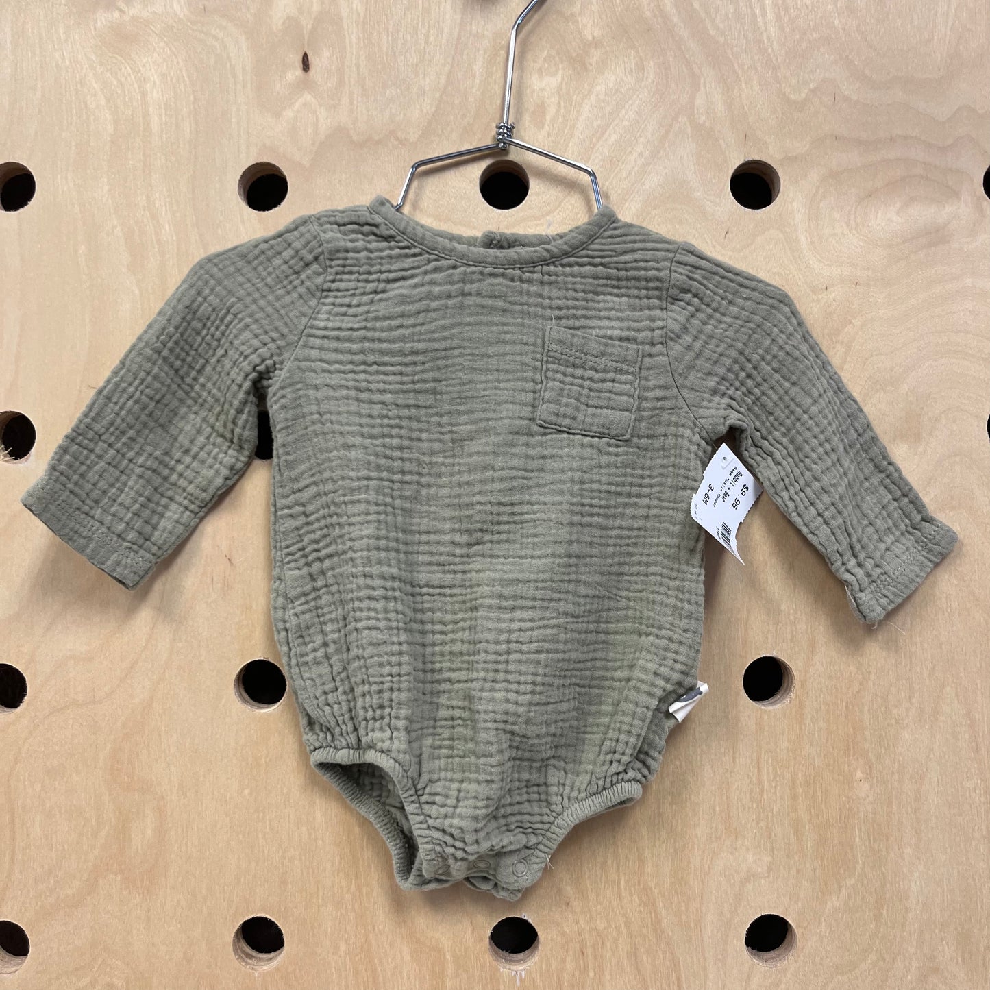 Sage Muslin Romper