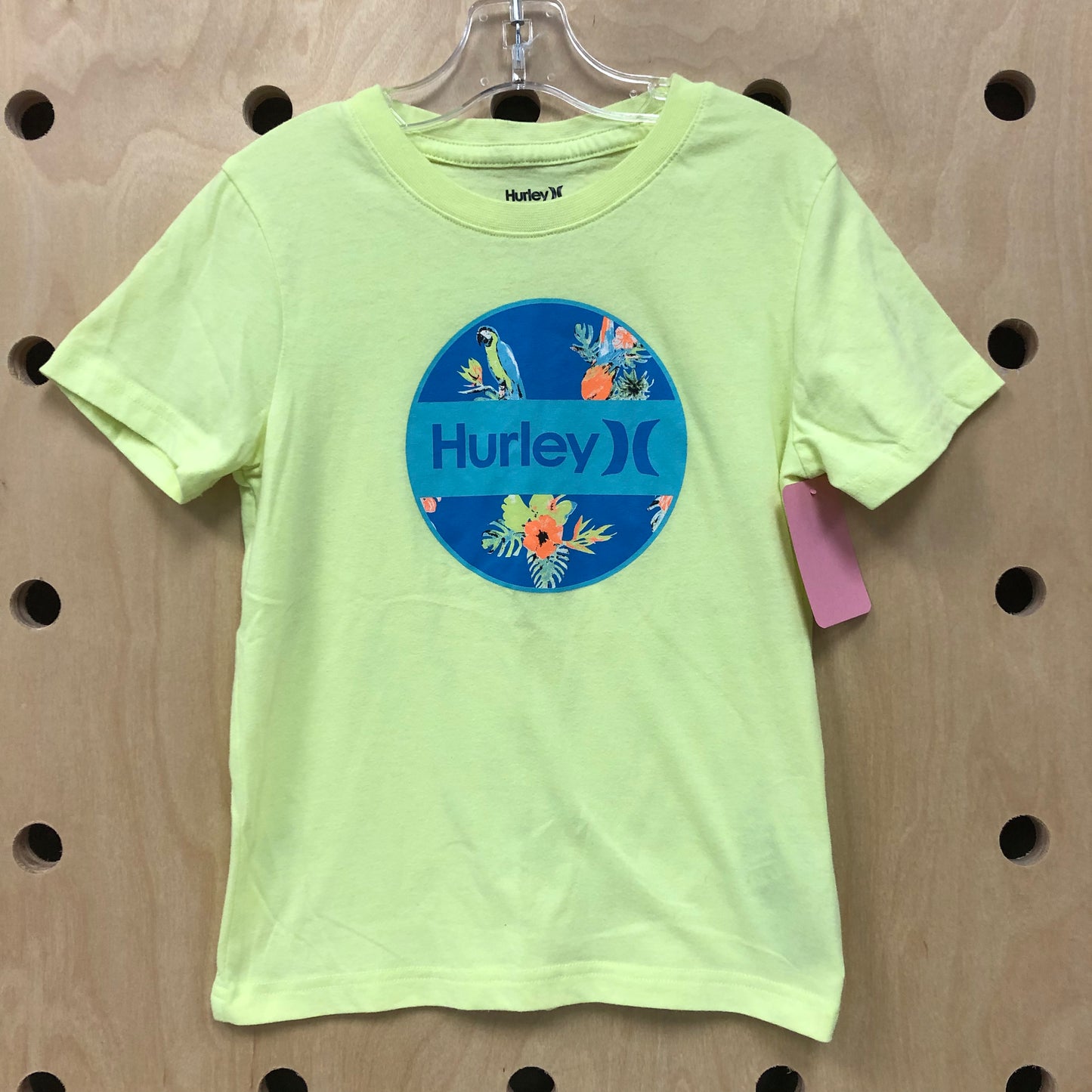Neon Yellow Tropical Tee