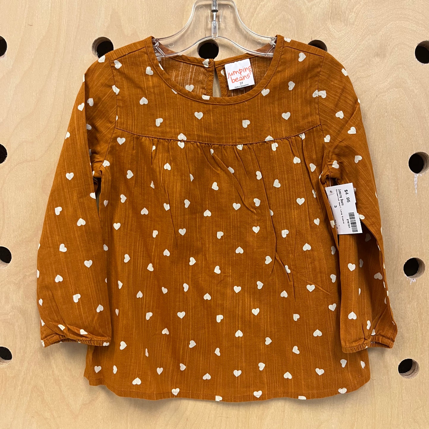 Goldenrod Heart Long Sleeve