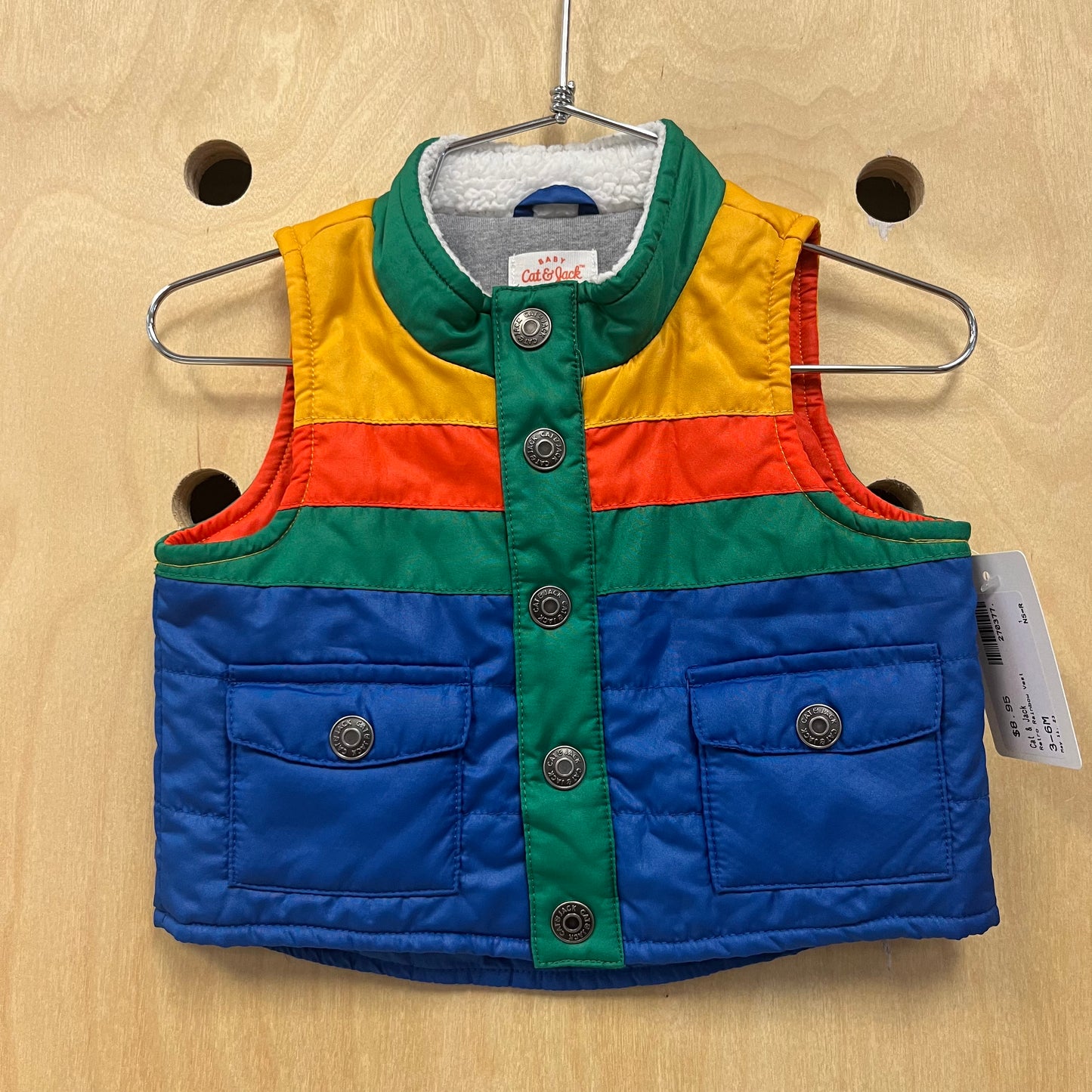 Retro Rainbow Vest
