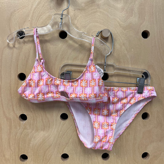 Pink Palm 2pc. Swimsuit