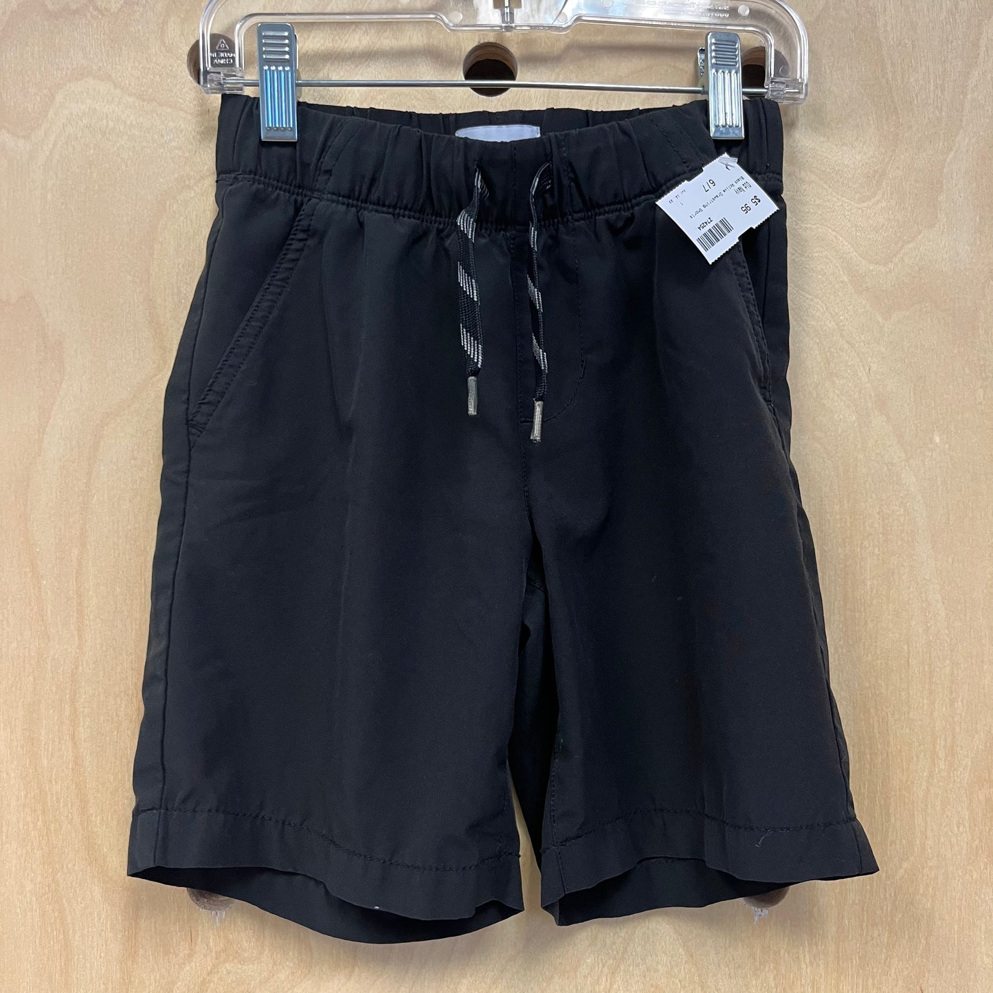 Black Active Drawstring Shorts