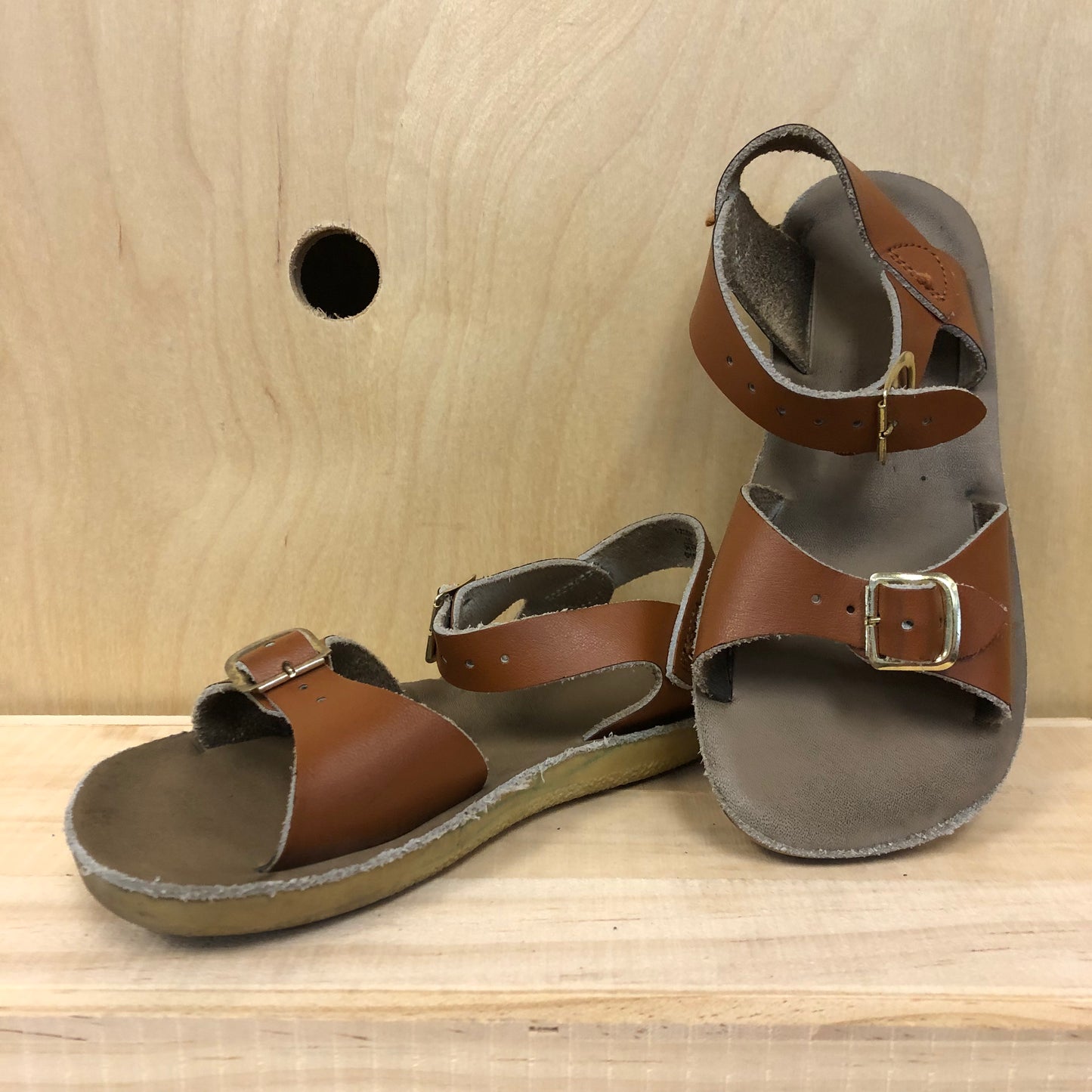Brown Leather Sandals