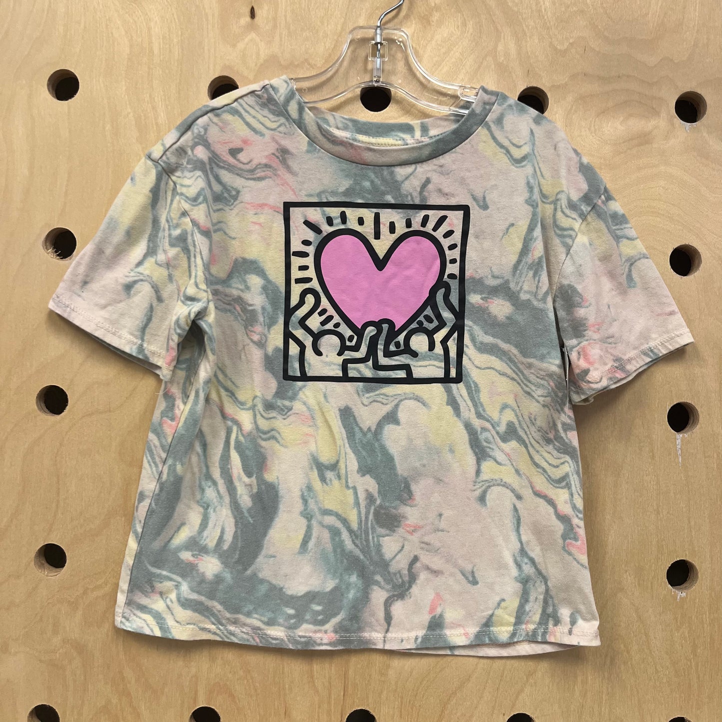 Tie Dye Heart Tee