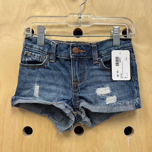 Denim Rainbow Pocket Shorts