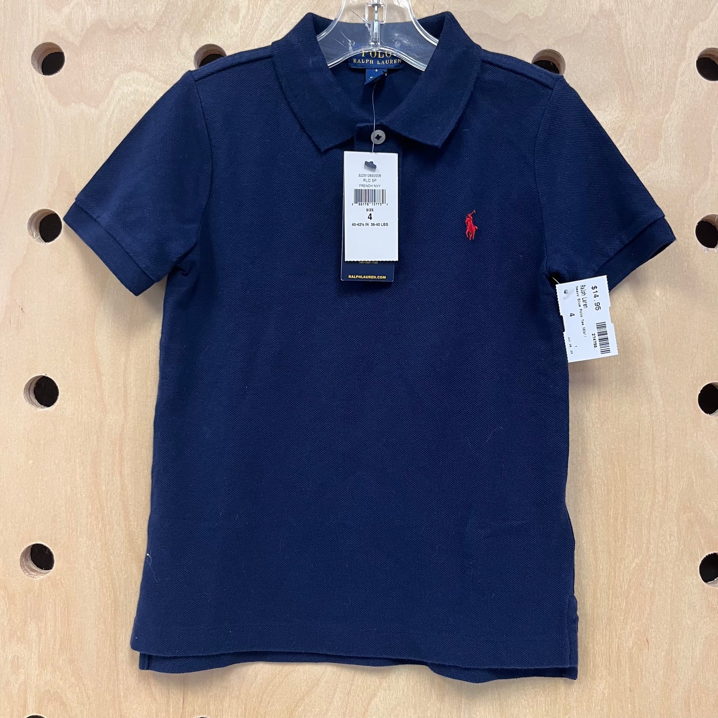 Navy Blue Polo Tee NEW!!