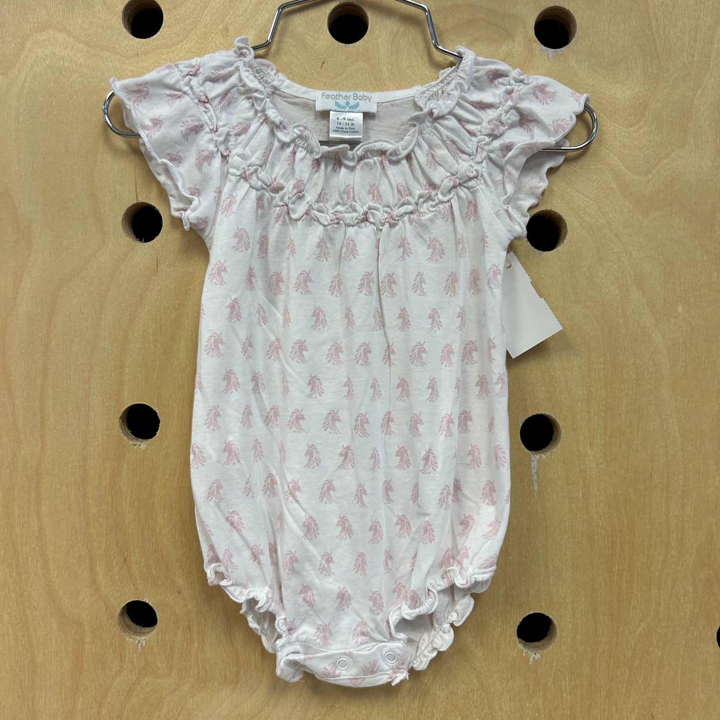 Pink & White Unicorn Bodysuit